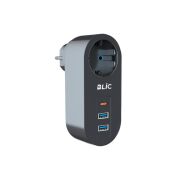 Blic Termal Akım Korumalı, Isıya Dayanıklı Tekli Priz 2xUSB 1xType C FTR-07