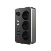 Blic Termal Akım Korumalı Isıya Dayanıklı 3'lü Priz 2 Mt 2xUSB 1xType C FTR-02