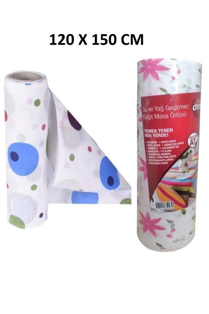 Kapris 120x150 Kullan At Masa Örtüsü 15 Metre