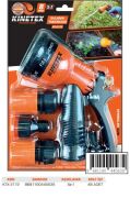 Kinetex 5 Parça Otomatik Tetikli Bahçe Sulama Tabancası 8 Modlu 3172