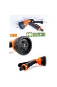 Kinetex 5 Parça Otomatik Tetikli Bahçe Sulama Tabancası 8 Modlu 3172