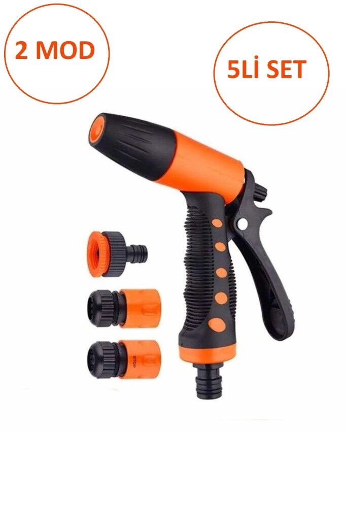 Kinetex 5 Parça Otomatik Tetikli Bahçe Sulama Tabancası 2 Modlu 3174