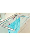 Alüminyum Balkon Çamaşırlık Kurutmalık Çamaşır Askısı (İP HEDİYELİ) CK-0123