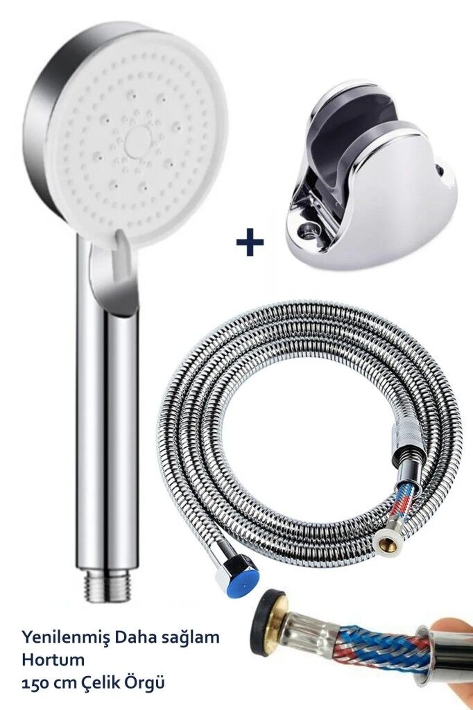 Kapris Lüx Vakumlu 3'lü Duş Seti KYK1009