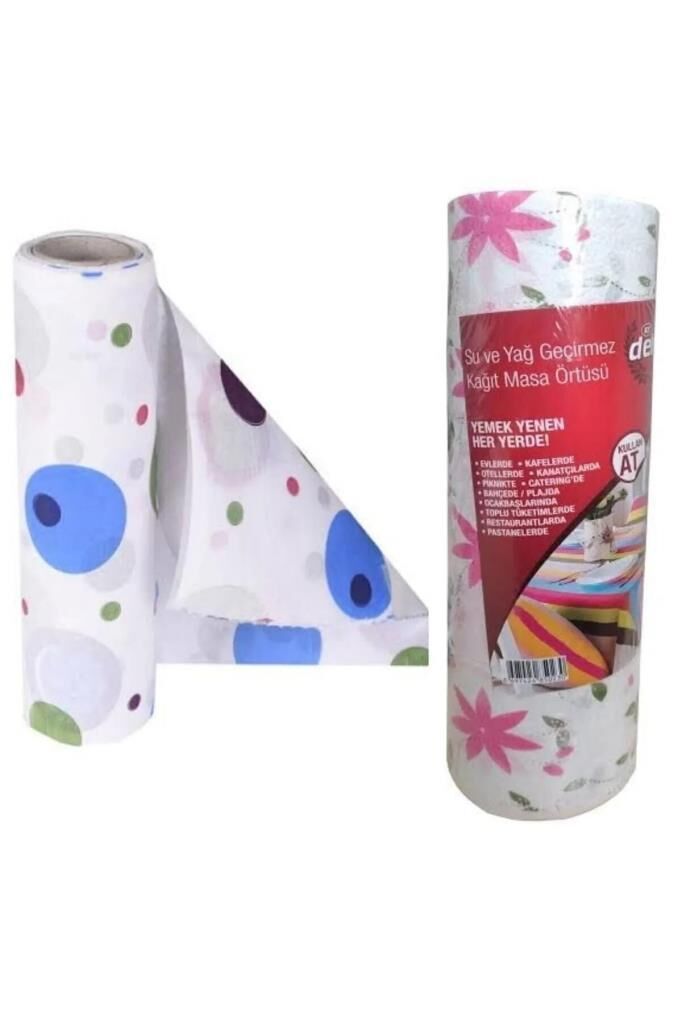 Kapris 100x120cm Kullan At Masa Örtüsü 12 Metre