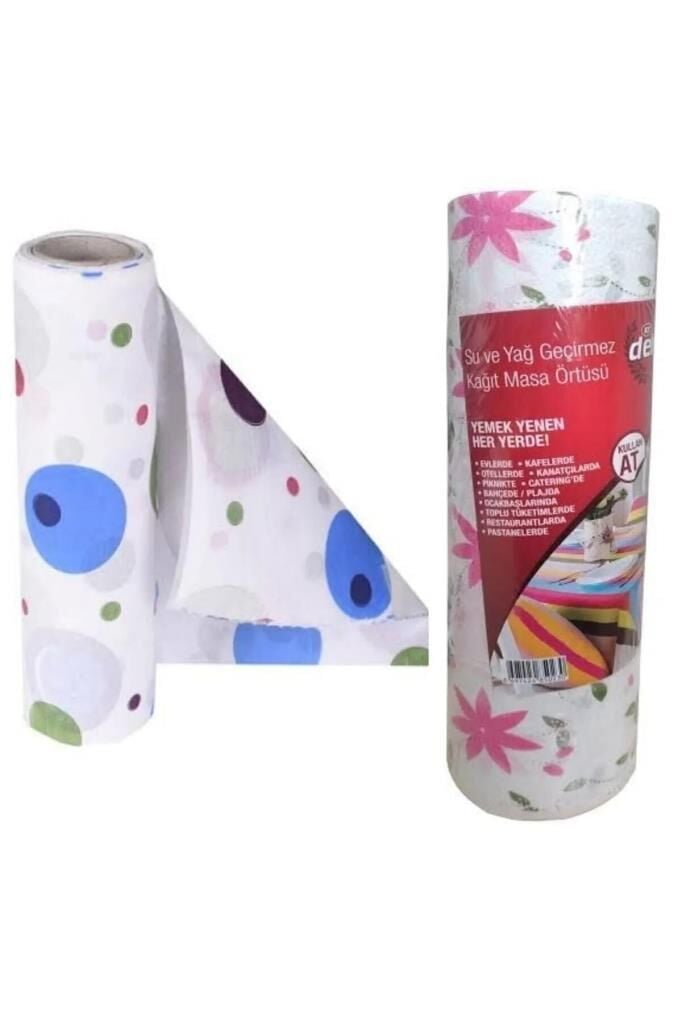 Kapris 100x120cm Kullan At Masa Örtüsü 12 Metre