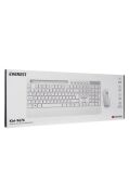 Everest 2.4 Ghz Kablosuz Standart Klavye Mouse Seti 1600 Dpi Beyaz KM-9676
