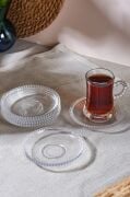 Perotti 14977 Gırona 6Lı Cam Çay Tabağı
