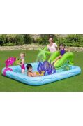 Bestway 53052 Fantastik Akvaryum Kaydıraklı Oyun Havuzu 2.39m X 2.06m X 86cm