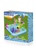 Bestway 53052 Fantastik Akvaryum Kaydıraklı Oyun Havuzu 2.39m X 2.06m X 86cm