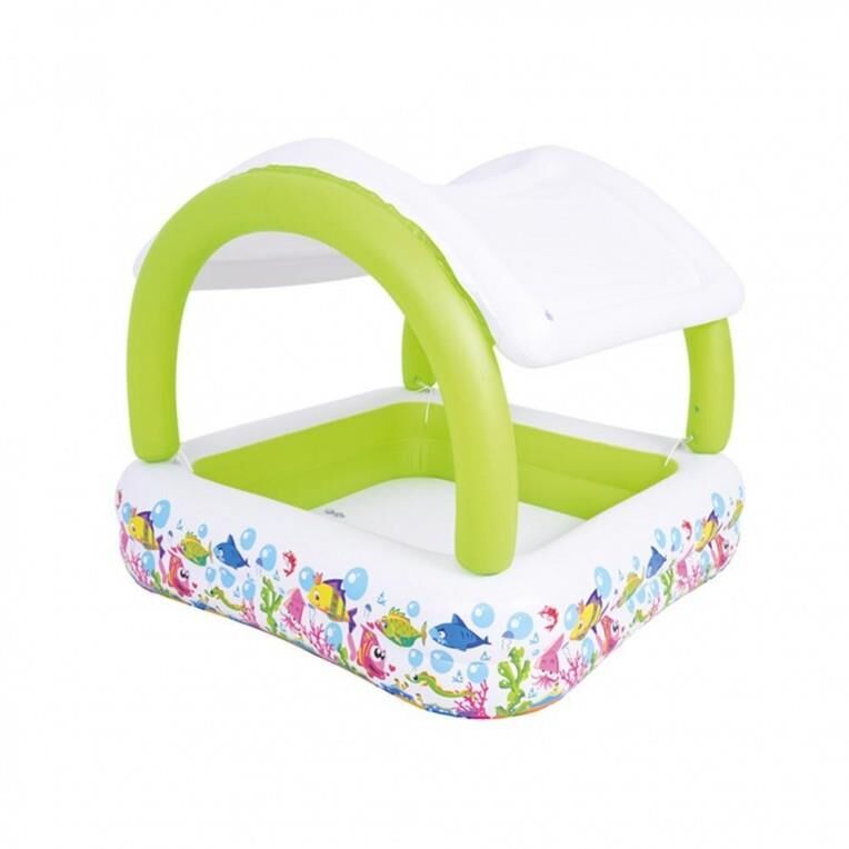 Sun Club 51016 Gölgelikli Şişme Havuz 143x143x123cm