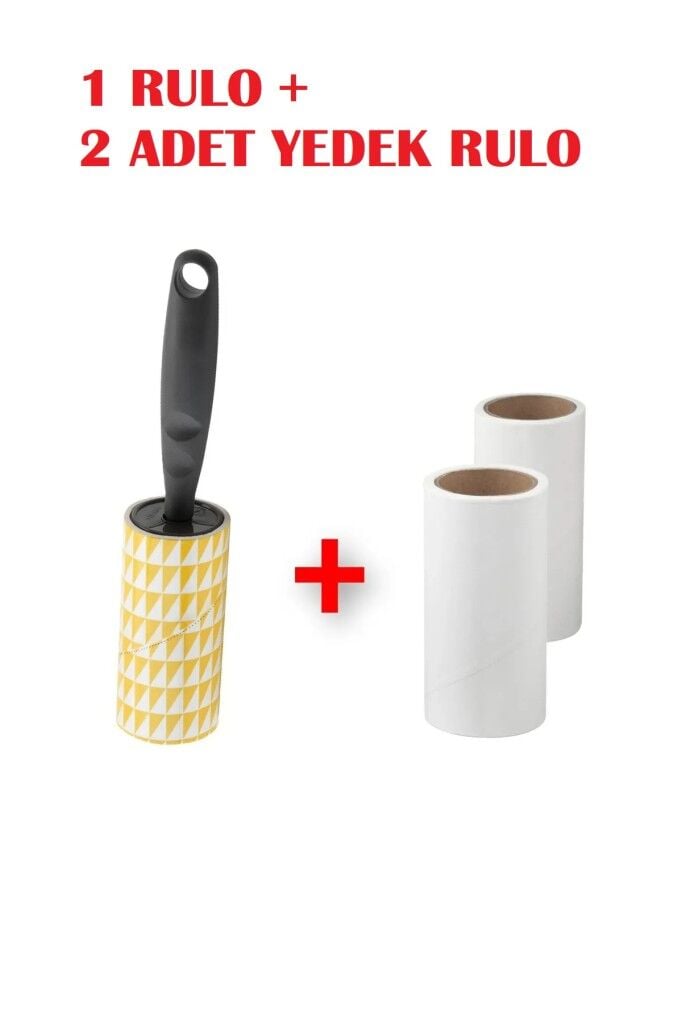 Kapris Home Yapışkanlı Tüy Toplama Rulosu + 2 Yedek Rulo KAP592