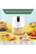 Usb Sarjlı Kablosuz 3 Bıçaklı Doğrayıcı Rondo 280 ml Hazneli 4436