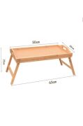 Perotti Katlanır Ayaklı Bambu Yatak Keyif Tepsisi 50cm*30cm 16012