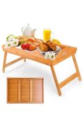 Perotti Katlanır Ayaklı Bambu Yatak Keyif Tepsisi 50cm*30cm 16012