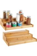 Arow Bambu Baharat Standı 40x21x9 Cm D-125