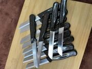 Kapris 12 Adet Meyve Bıçağı Seti Alman Model Kahve SLR01