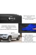Araç Içi Şişme Yatak 12V Pompa + Yastık Seti Tamir Kit Çantalı Set Siyah 0645