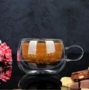 Perotti 13801 Çift Cidarlı 280 Ml Espresso Cam Kupa