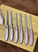 Kapris 6 Adet Sebze Bıçağı Seti Alman Model Rose Gold SLR02