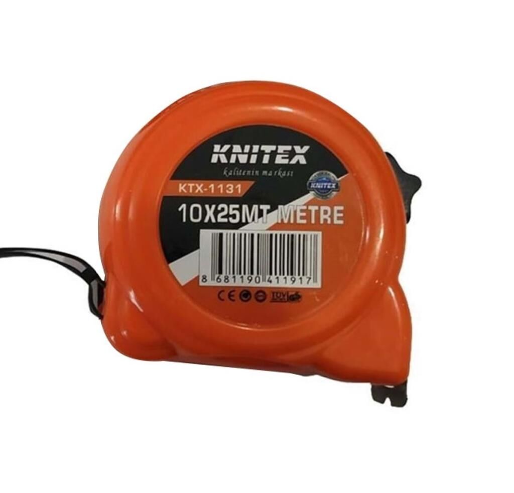 Knitex Turuncu Şerit Metre 10 Mt x 25 Mm KTX-1131