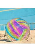 Kapris Fosfor Desenli Dikişli Voleybol Topu VB307