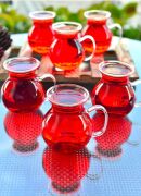 Kapris 6 lı Keyfi Ala Borosilikat Cam Bardak Çay Bardağı 200 ml