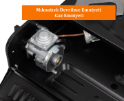 Tekli Portatif Ocak Kamp Ocağı + Kamp Gazı 227g 1 Adet