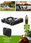 Tekli Portatif Ocak Kamp Ocağı + Kamp Gazı 227g 1 Adet