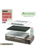 Orcamp Portatif Dumansız Izgara Kamp Ocağı Kahverengi CK-507