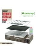 Orcamp Portatif Dumansız Izgara Kamp Ocağı Kahverengi CK-507