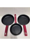 Gülsan Elit Döküm Tava Set 18-20-22 Cm