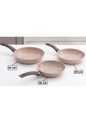 Gülsan Safran Granit 3lü Tava Set 18-20-22 Cm