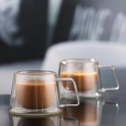 Perotti Çift Cidarlı Cam Kupa Bardak 200 ml 12476 (2 Adet)