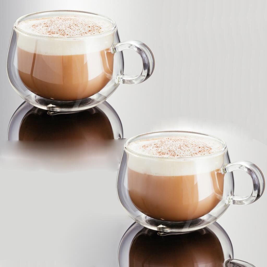 Perotti Double Wall 280 ml Cam Kupa 12495 (2 Adet)