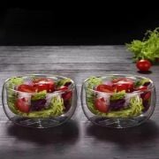 Perotti Double Wall 300 ml Cam Çerezlik 12479 (2 Adet)