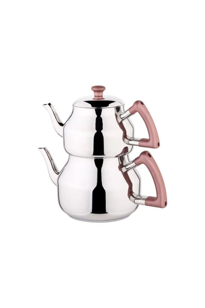 Özkent Marmaris Mini Boy 1,9 Lt Paslanmaz Çelik Çaydanlık Rosegold K313