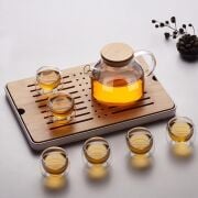 Kapris 6'lı Çift Cidarlı Cam Lokumluk Sosluk 12478 32131