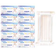 500 Adet Angel Mask Medikal Maske Ultrasonik Telli 3 Katlı