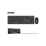 Everest 2.4 Ghz Siyah Kablosuz Q Multimedia Klavye + Mouse Set 1200 Dpi KM-2510