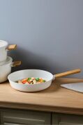 Danish Cook Beige İndüksiyon Tabanlı 7 Parça Tencere Seti Ahşap Saplı 1302