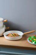 Danish Cook Beige İndüksiyon Tabanlı 7 Parça Tencere Seti Ahşap Saplı 1302