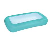 165x104x25 cm Şişme Tabanlı Çocuk Havuzu W51115 Turkuaz