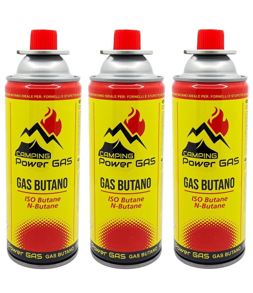 Power Bütan Propan Gaz Kartuşu Kamp Gazı 393 Ml 3 Adet