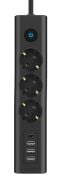 Fulltech 3 Lü Usb Akım Kordonlu Priz Ftr-13