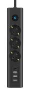 Fulltech 3 Lü Usb Akım Kordonlu Priz Ftr-13