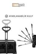 Küçük Boy Çok Amaçlı Katlanır Kamp Piknik Tatil Sahil El Arabası VD35