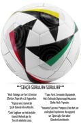 Euro2024 Tasarım Futbol Topu 4 Astarlı No:5 480 Gr + Pompa Hediyeli X516