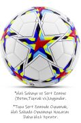 Uefa Şampiyonlar Ligi Futbol Topu 4 Astarlı No:5 480 Gr + Pompa Hediyeli X500