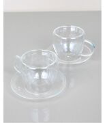 Perotti Çift Cidarlı 4 Parça Cam Kahve Fincanı 10648